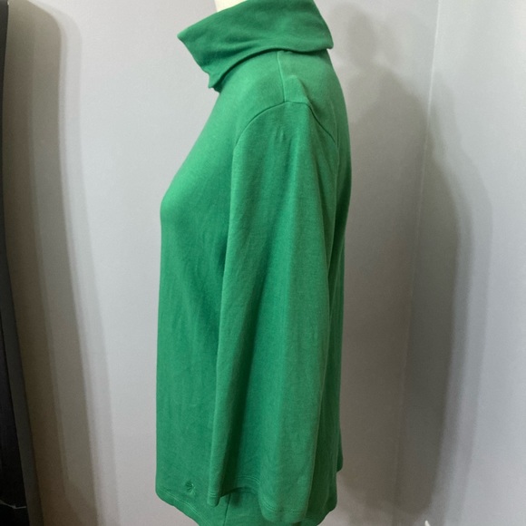 Isaac Mizrahi Kelly Green Turtleneck - Picture 3 of 8
